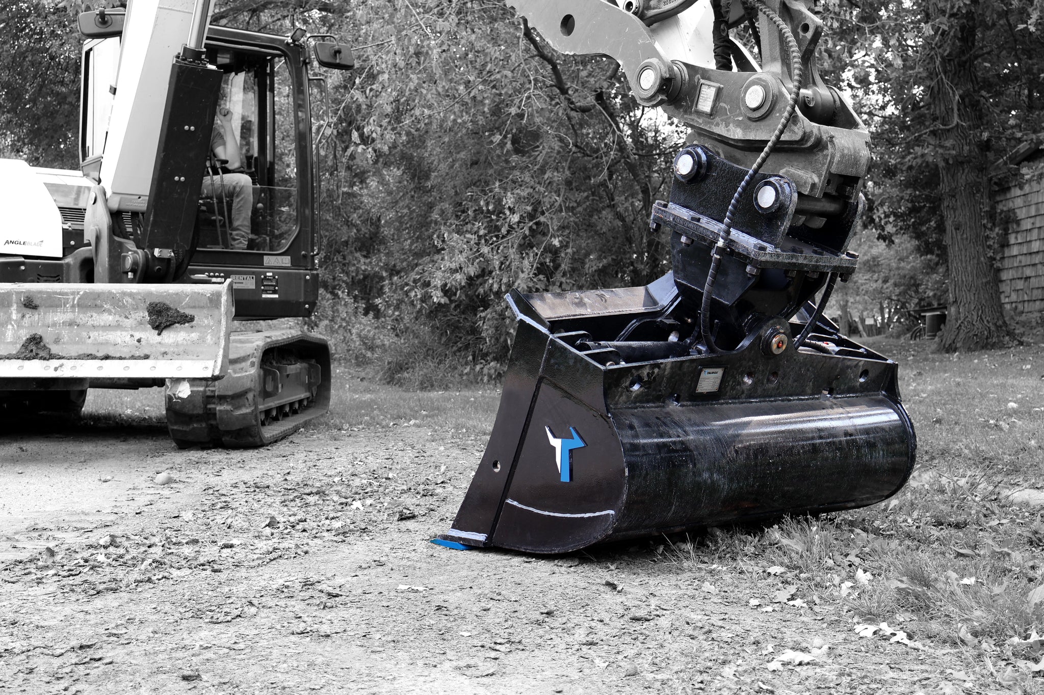How a Tilt Bucket Saves Hours on Grading and Trenching